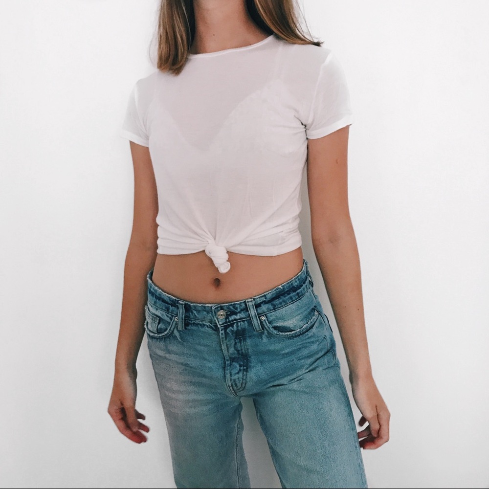 White Basic Zara Tee!